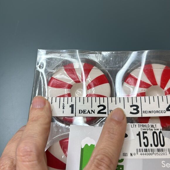 H IS FOR HAPPY Candy Cane Taper Candle Holders For 1/2" Tapers *NEW* - Picture 6 of 6